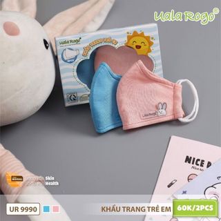 Hộp 2 khẩu trang Uala Rogo UR9990A - Size 0-3Y, Màu bé trai