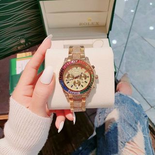 ĐỒNG HỒ ROLLEX FULL ĐÁ TRUNG CẤP HOT HOT