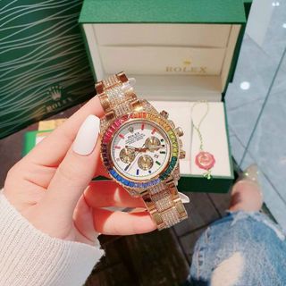 ĐỒNG HỒ ROLLEX FULL ĐÁ TRUNG CẤP HOT HOT