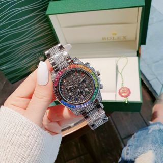 ĐỒNG HỒ ROLLEX FULL ĐÁ TRUNG CẤP HOT HOT
