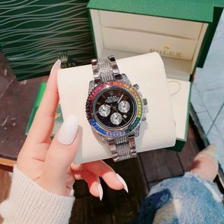 ĐỒNG HỒ ROLLEX FULL ĐÁ TRUNG CẤP HOT HOT