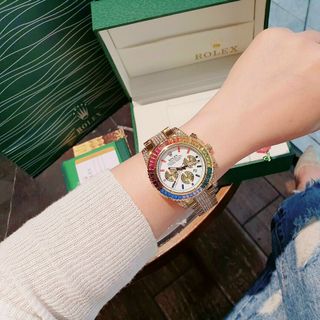 ĐỒNG HỒ ROLLEX FULL ĐÁ TRUNG CẤP HOT HOT