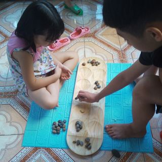 Bộ cờ ô ăn quan gỗ