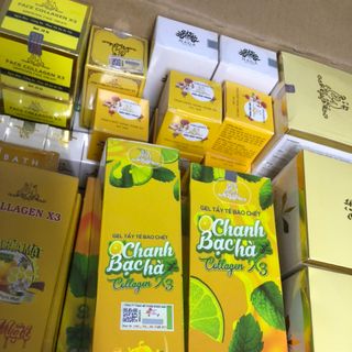 Tẩy Tế Bào Chết Chanh & Bạc Hà Collagen X3 - ĐÔNG ANH