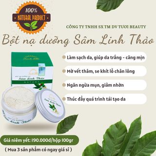 Bột thảo Mộc rửa mặt SÂM LINH THẢO