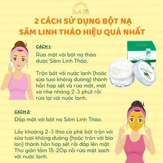 Bột thảo Mộc rửa mặt SÂM LINH THẢO