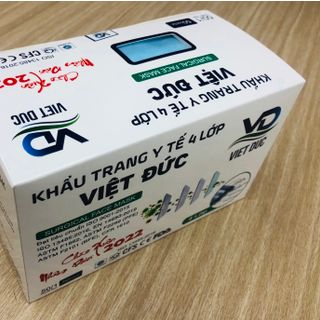 Khẩu trang Y tế 4 lớp (PV4-Việt Đức) giá sỉ