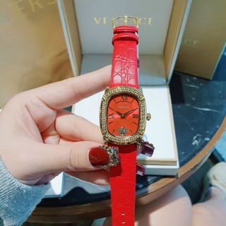 ĐỒNG HỒ VVERSACE DA NỮ ĐỎ CAO CẤP SALE