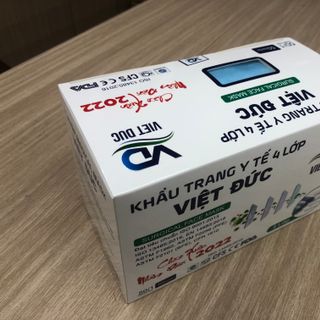 Khẩu trang Y tế 4 lớp (PV4-Việt Đức)