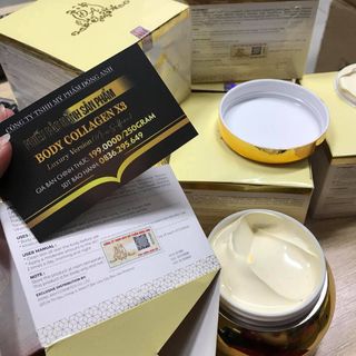 Kem Body Collagen X3 Luxury Đông Anh Mix Saffron