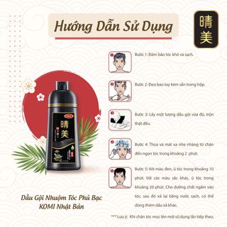 Dầu Gội Phủ Bạc KOMI Nhật Bản Chính Hãng Đủ Màu