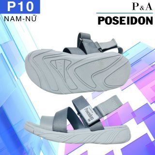 Dép Sandal P&A Nam Nữ đi học POSEIDON đế bằng.