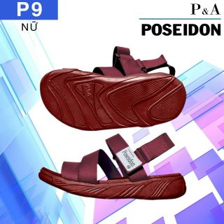 Dép Sandal P&A Nam Nữ đi học POSEIDON đế bằng.