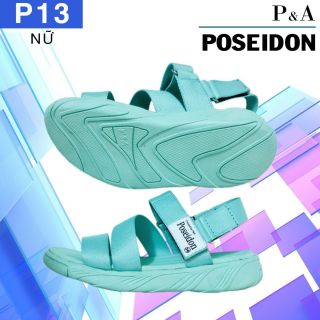 Dép Sandal P&A Nam Nữ đi học POSEIDON đế bằng.