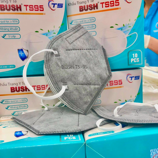 Khẩu Trang Y Tế N95 BUSH TS95 Chính Hãng 5 Lốp Giá Sỉ