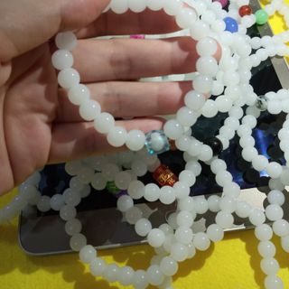 Chuỗi đeo tay đá thạch anh trắng đủ mẫu