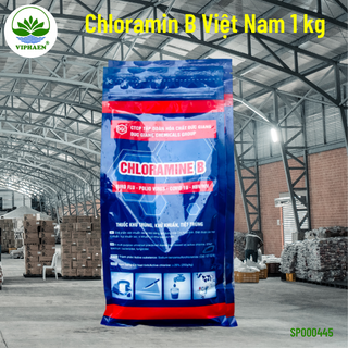 Bột khử khuẩn Cloramin B DGC Đức Giang Việt Nam, Chloramine B khử khuẩn đồ dùng,tiệt trùng nước túi 1 Kg giá sỉ