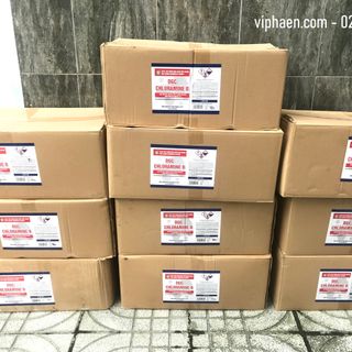 Bột khử khuẩn Cloramin B DGC Đức Giang Việt Nam, Chloramine B khử khuẩn đồ dùng,tiệt trùng nước túi 1 Kg