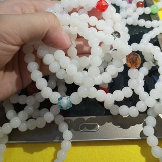Chuỗi đeo tay đá thạch anh trắng
