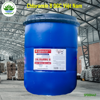 Bột khử khuẩn Cloramin B DGC Đức Giang Việt Nam, Chloramine B khử khuẩn đồ dùng,tiệt trùng nước thùng 25 Kg giá sỉ