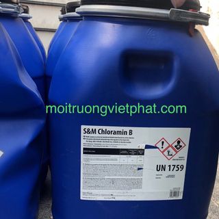 Bột khử khuẩn Cloramin B Tiệp Khắc, Chloramine B S&M Schulke Séc khử khuẩn đồ dùng,tiệt trùng nước thùng 35 Kg