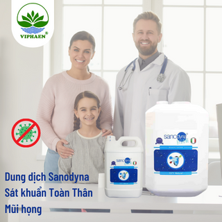 Dung Dịch Sanodyna, Nước muối điện phân Khử Khuẩn Toàn Thân, Sát Khuẩn Mũi Họng (Can 20 lít)