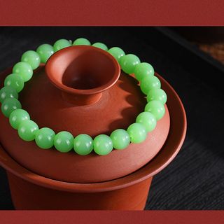 Chuỗi đeo tay 8li xanh lá vòng tay chuỗi