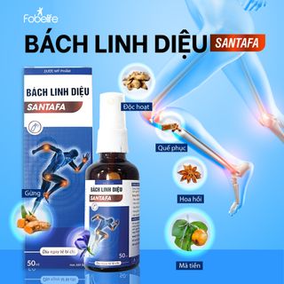 Chai xịt giảm đau nhức xương khớp- Bách Linh Diệu SANTAFA- Chai 50ml giá sỉ