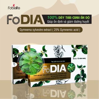 Fodia dây thìa canh hỗ trợ giảm đường huyết và ngăn ngừa biến chứng tiểu đường