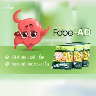 FobeAD Giảm nhanh trào ngược dạ dày, ợ nóng, ợ hơi, ơ chua, viêm loét dạ dày.