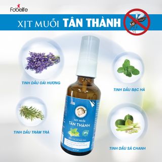 Chai xịt muỗi từ tinh dầu thiên nhiên- TÂN THÀNH - Chai/ 50ml giá sỉ