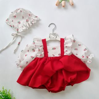 Váy xoè công chúa đũi xốp- Váy đẹp đi chơi cho bé gái sơ sinh bé nhỏ
