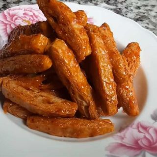 Sườn non chay rim me