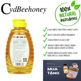 Mật Ong Chanh Đào 500g Cvdbeehoney - Peach honey 500g Cvdbeehoney