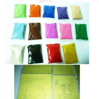 Tượng thạch cao tô màu giá sỉ tranh bút lông tranh cát