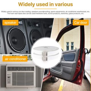 Ron cuộn mút xốp dán che khe hở chân khung cửa 2 mét