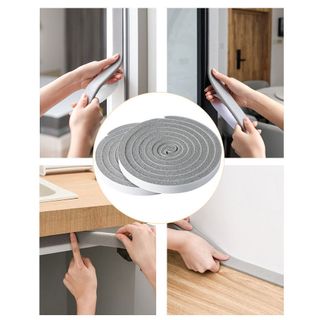 Ron cuộn mút xốp dán che khe hở chân khung cửa 2 mét