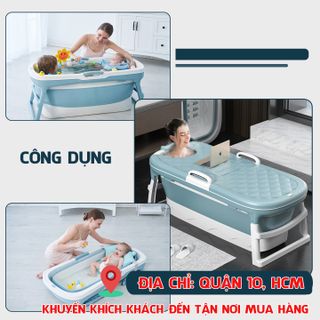 Bồn Tắm Bể Bơi Gập Gấp Xếp Gọn 148cm