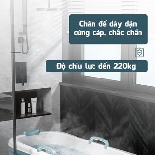 Bồn Tắm Bể Bơi Gập Gấp Xếp Gọn 113cm