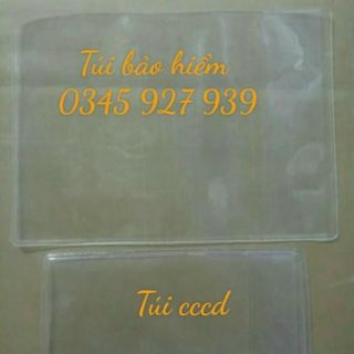 Túi nhựa dẻo đựng thẻ cccd
