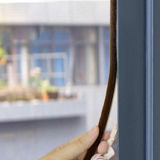 Ron gioăng dải sợi nỉ lông nheo chổi dán chặn kín khe hở 23mm