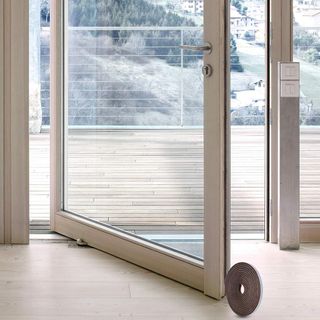 Ron gioăng dải sợi nỉ lông nheo chổi dán chặn kín khe hở 23mm