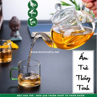 ẤM TRÀ THỦY TINH CAO CẤP CHỊU NHIỆT CÓ LÕI LỌC