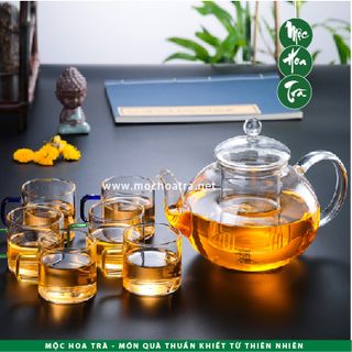 ẤM TRÀ THỦY TINH CAO CẤP CHỊU NHIỆT CÓ LÕI LỌC