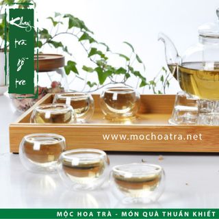 KHAY TRÀ GỖ TRE - Tự nhiên 100% bền đẹp