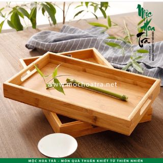 KHAY TRÀ GỖ TRE - Tự nhiên 100% bền đẹp