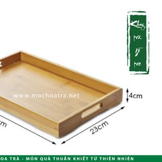 KHAY TRÀ GỖ TRE - Tự nhiên 100% bền đẹp