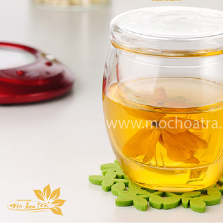 LY TRÀ THỦY TINH CÓ LÕI LỌC - 350ml