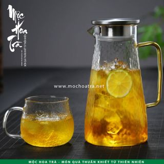 BÌNH THỦY TINH CAO CẤP - VÂN NỔI 1400ML