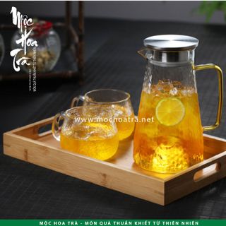 BÌNH THỦY TINH CAO CẤP - VÂN NỔI 1400ML